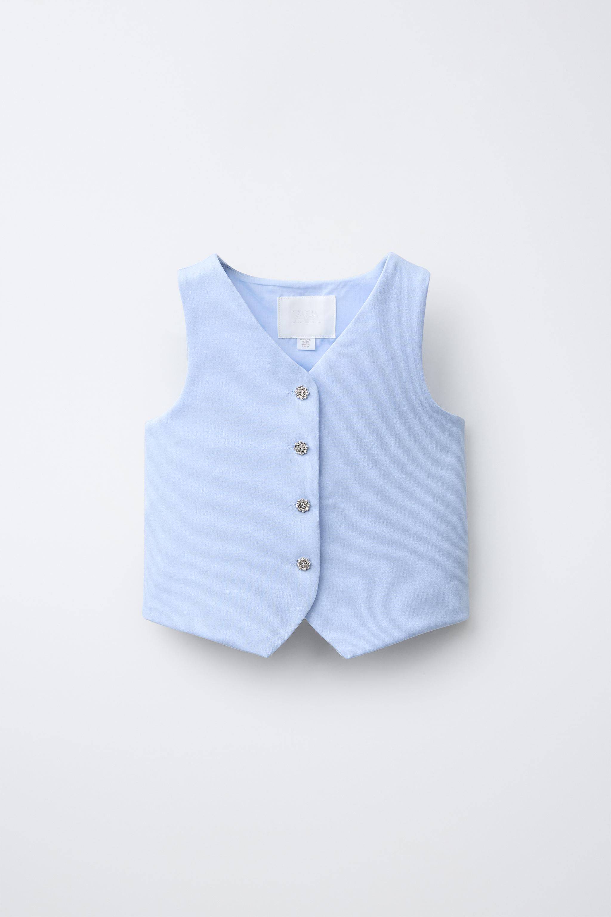 JEWEL BUTTON VEST